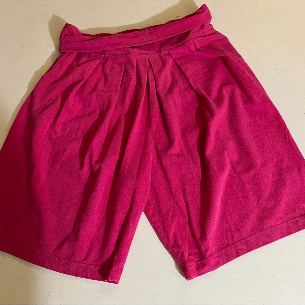 hot pink shorts